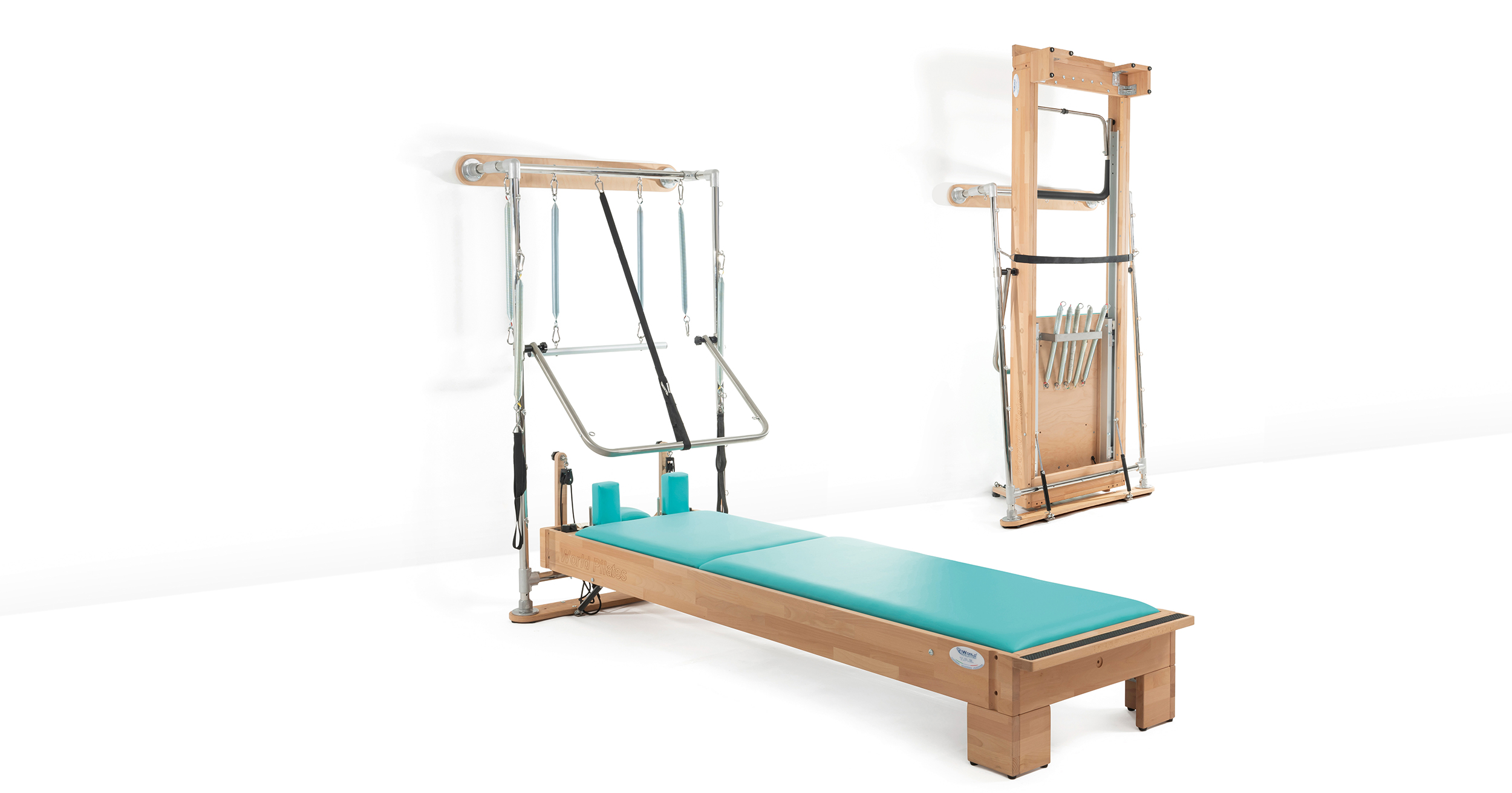 World Pilates Wall-mounted Reformer Tower ribaltabile a parete TPE Line